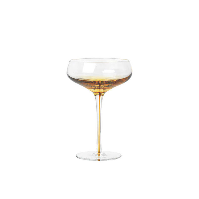 Broste Cocktail Glass Amber